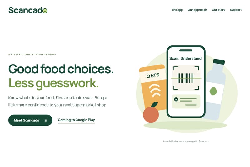 Scancado — Scan food. Choose better.